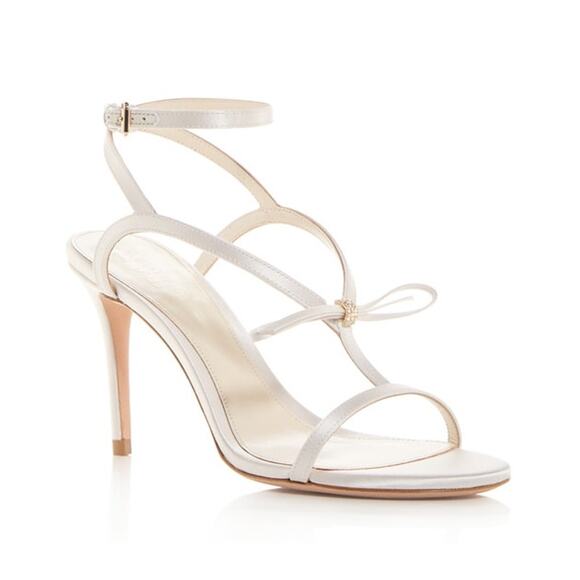 Giambattista Valli Women's High Heel Sandal Sz 39- Ivory - Picture 1 of 10